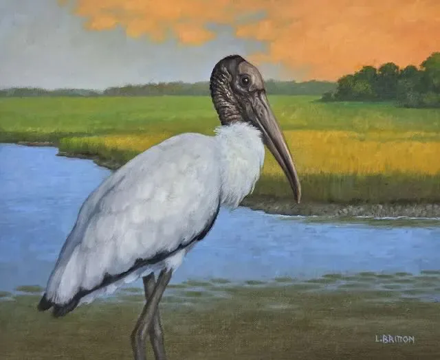Forgotten by Time by Louise Britton, oil on linen board