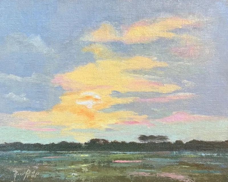 March 4 by Rosie Phillips, oil on linen